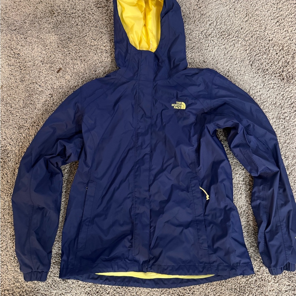 The North Face Blue Rain Jacket